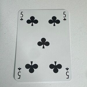 Louis Vuitton Playing Card - 5 Black Club